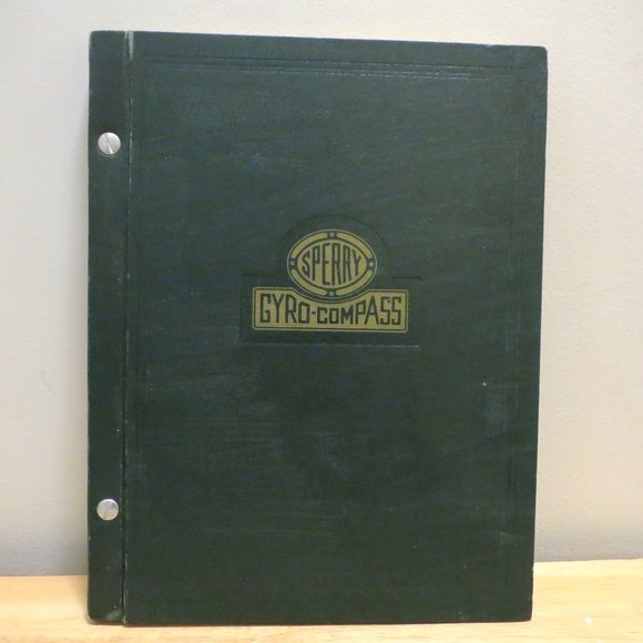 Sperry Gyroscope Company Other - Vintage Naval Instruction Manual Sperry Gyro-Compass Mark XIV Mod II USA